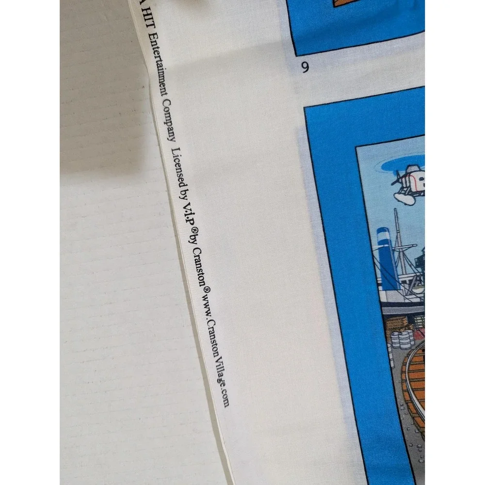 Thomas the Tank Engine Fabric Panel VIP by Cranston 2011 Soft Book Cotton‎ DIY